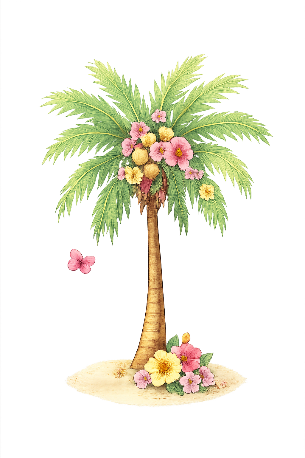 Warm Breezes & New Beginnings – New Year Greeting Cards (5 Pack)